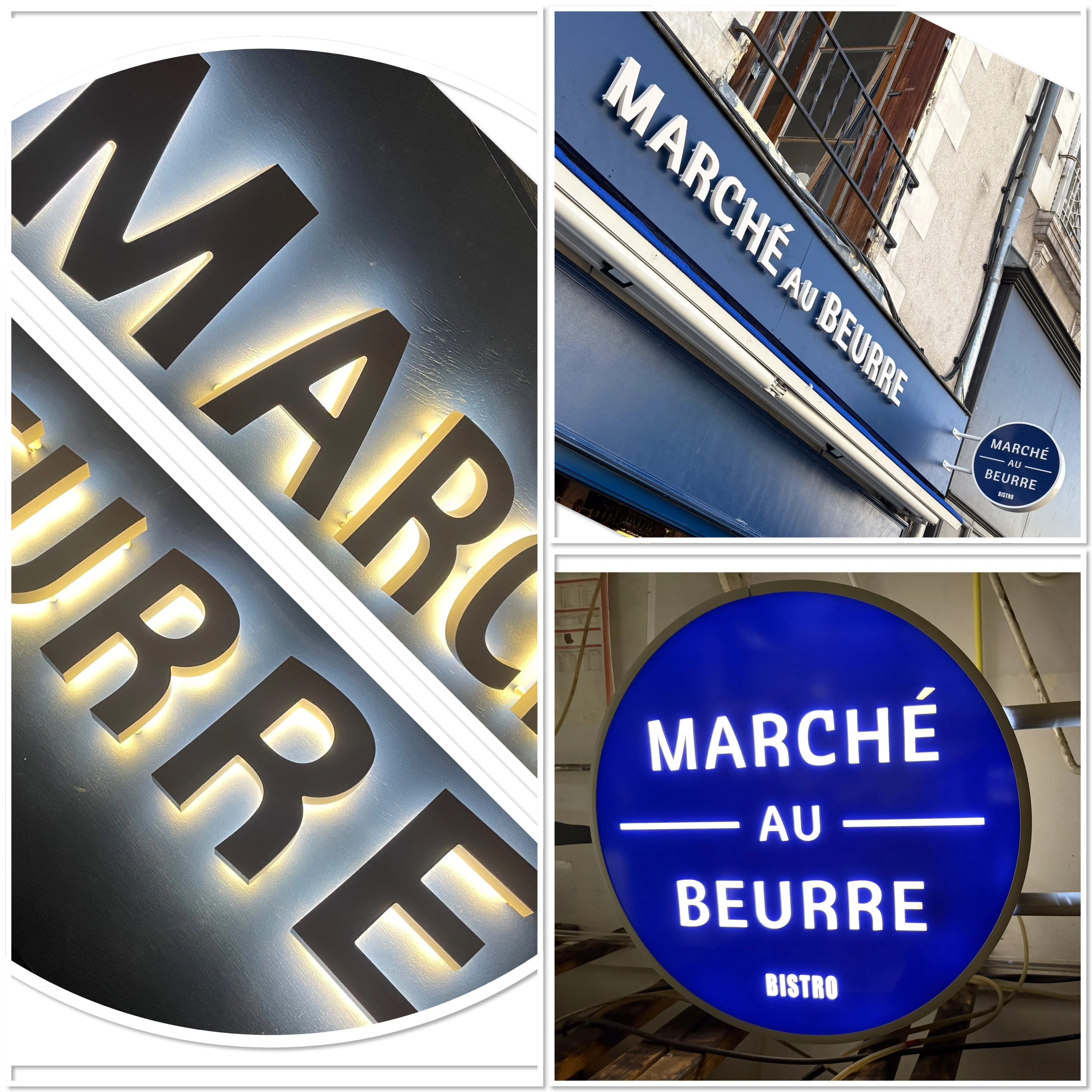 Lettres lumineuses  bloc leds